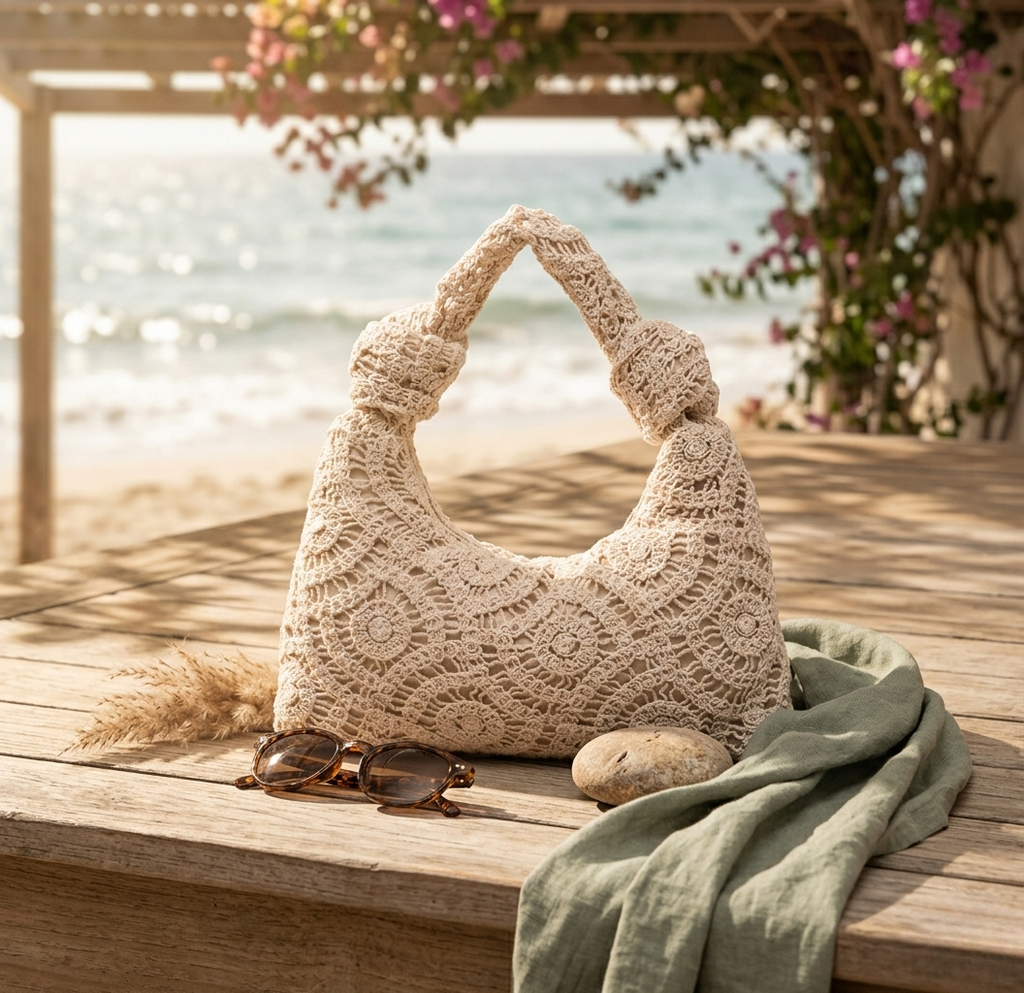 Crochet Knitted Bag