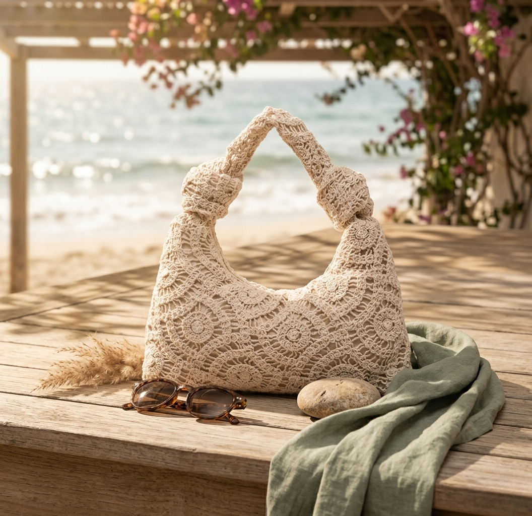 Crochet Knitted Bag