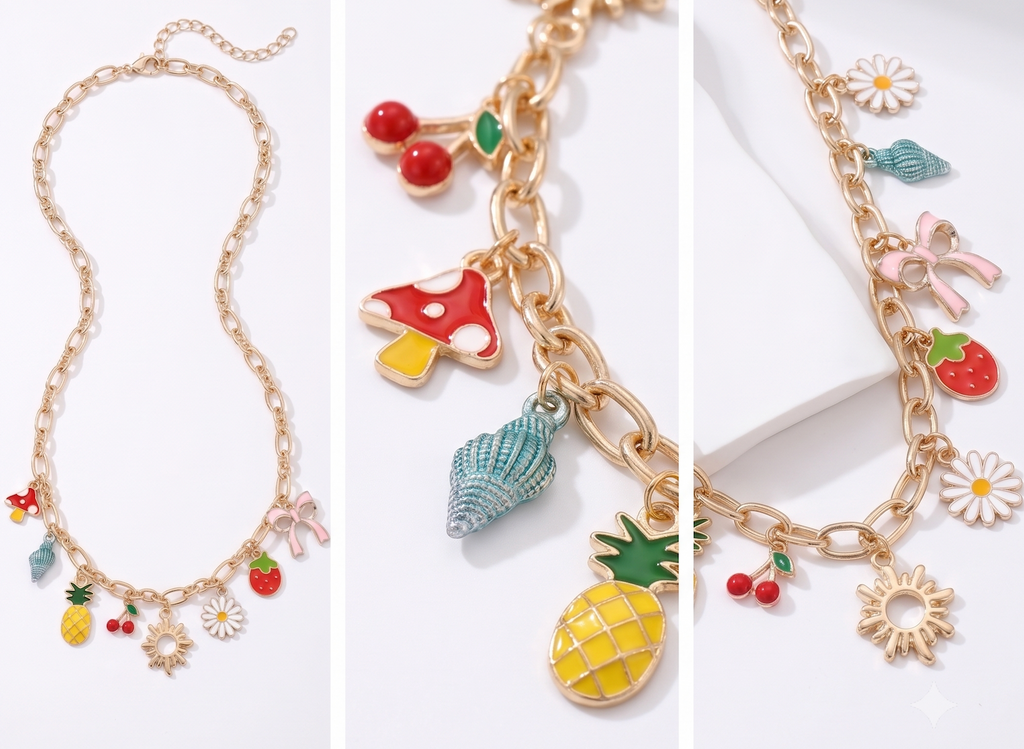 Fruit Charms Necklace