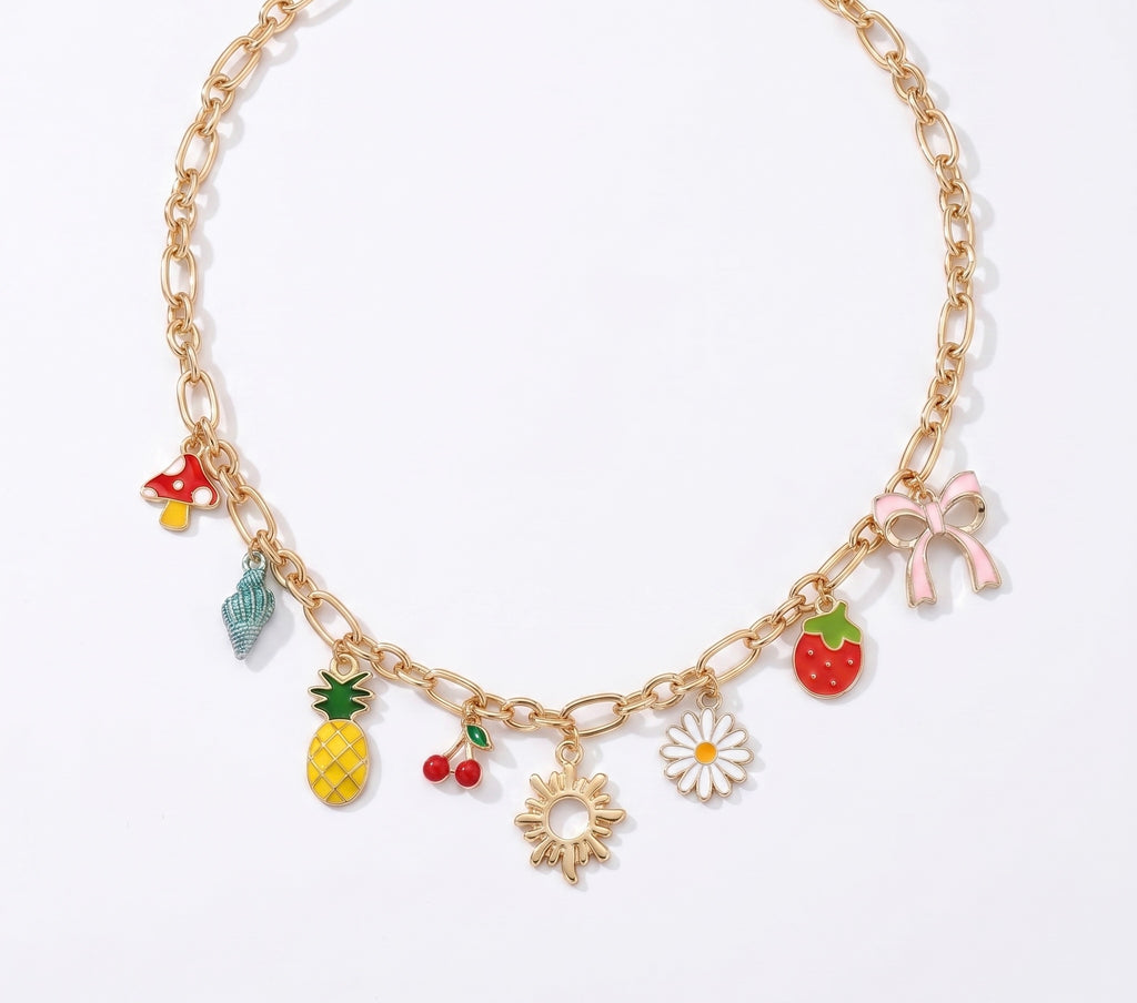 Fruit Charms Necklace