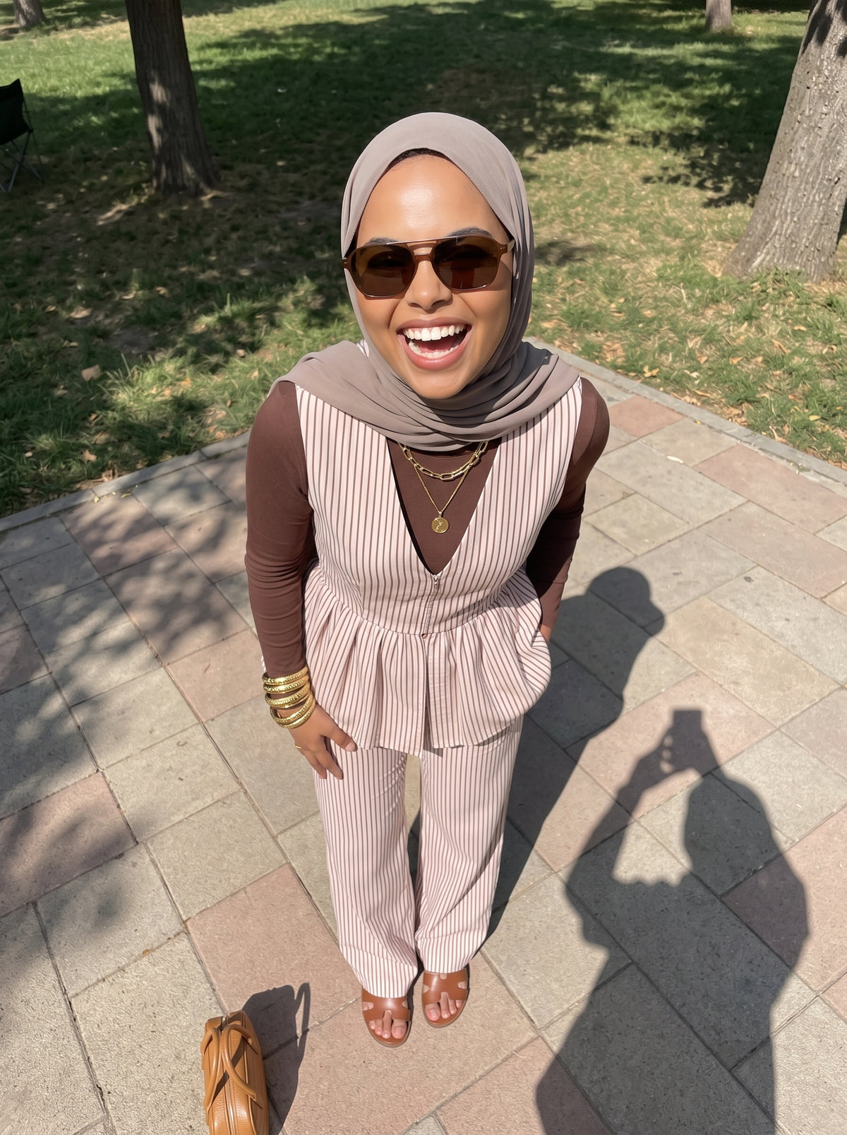 Striped Wrap Set