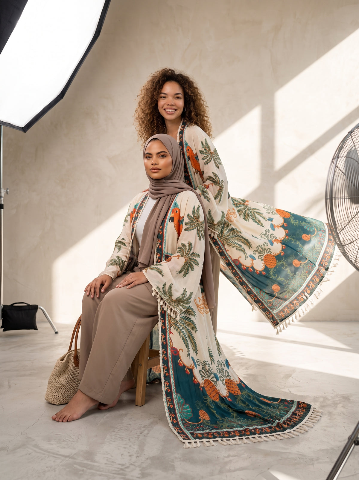 Tropical Palm Cover up