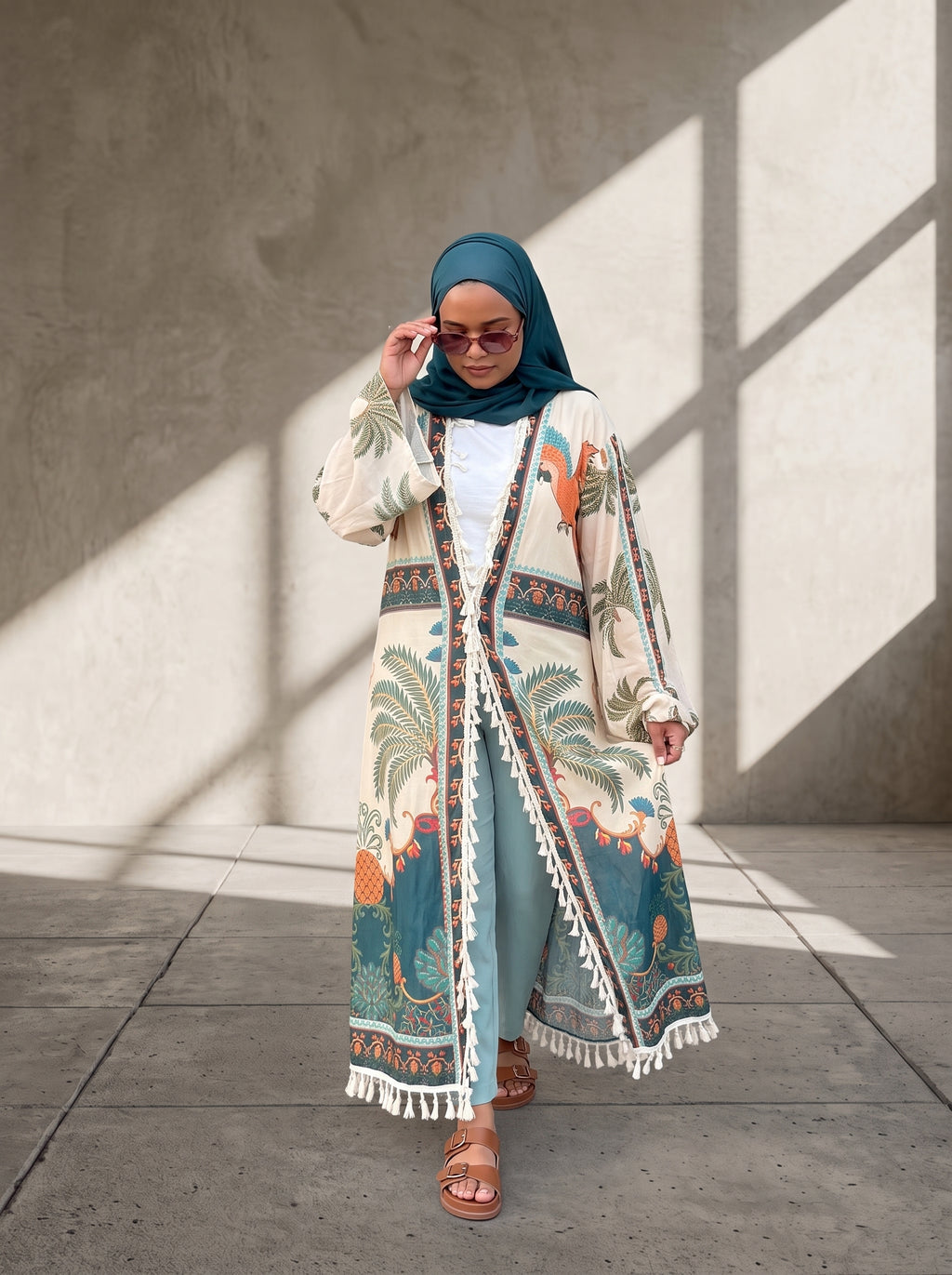 Tropical Palm Cover up