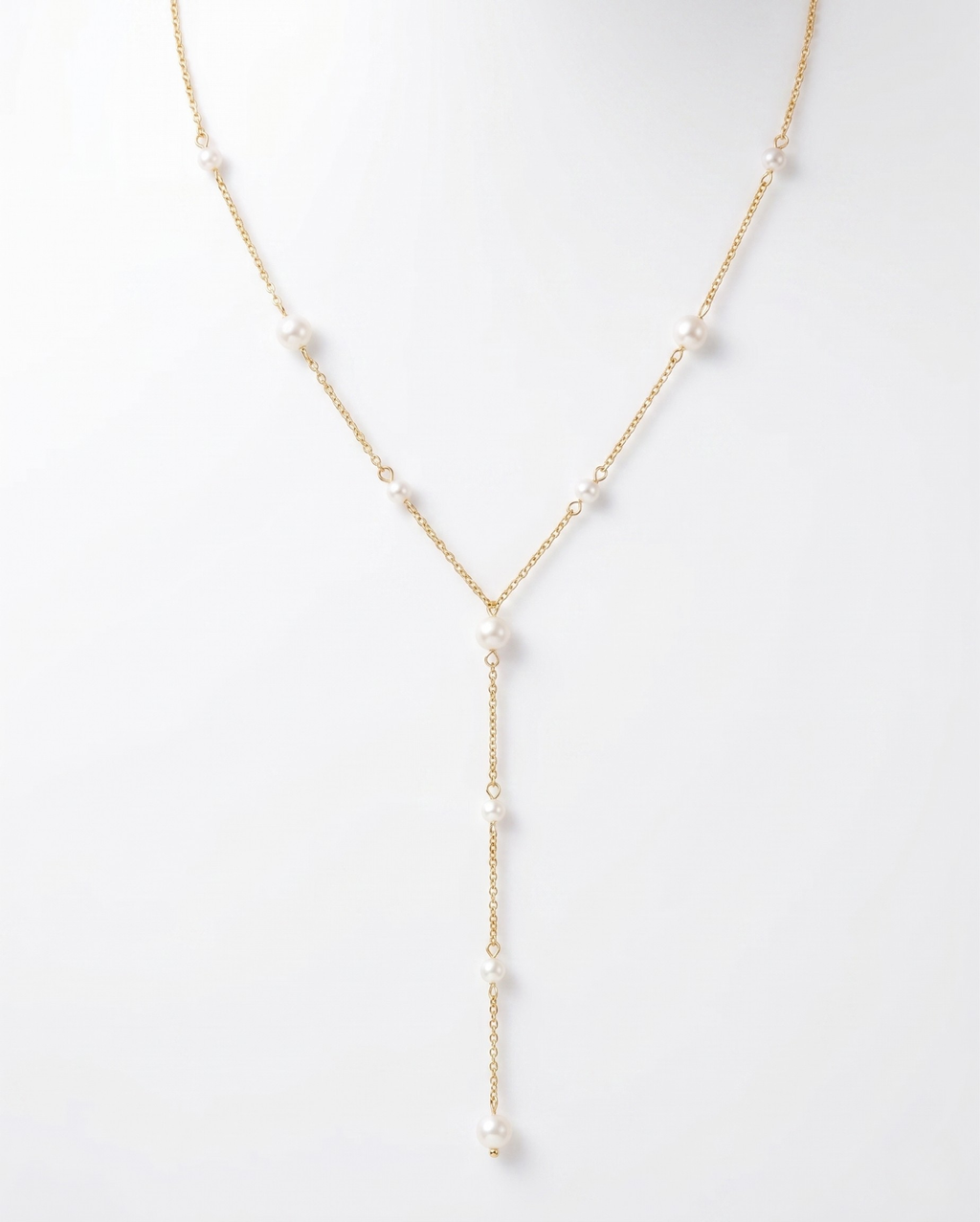 Pearl Chain Y-Necklace