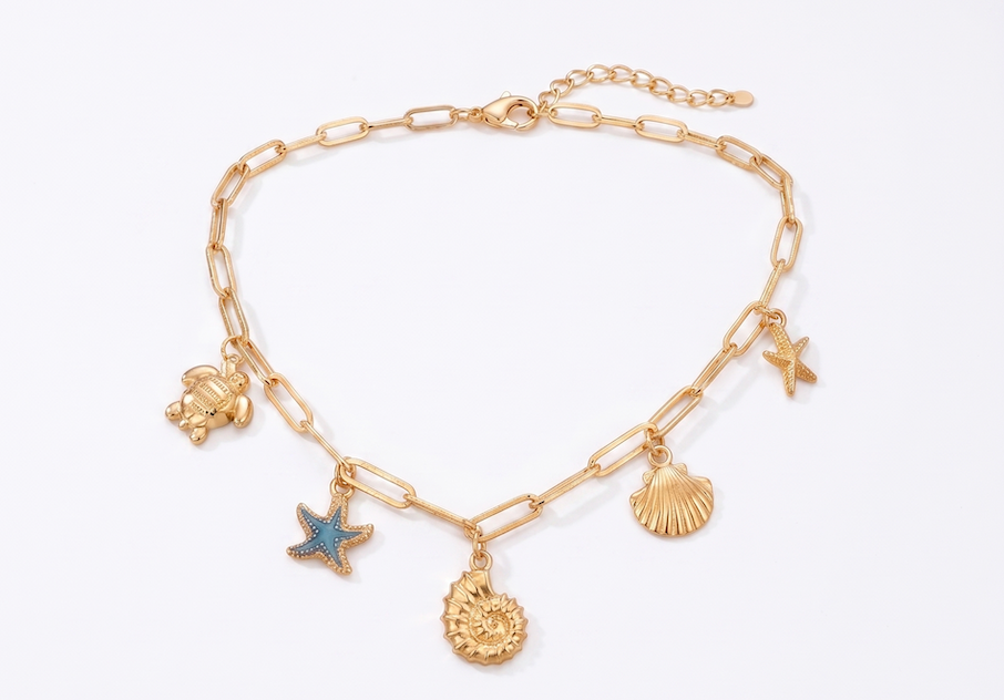 Seashell Charms Necklace