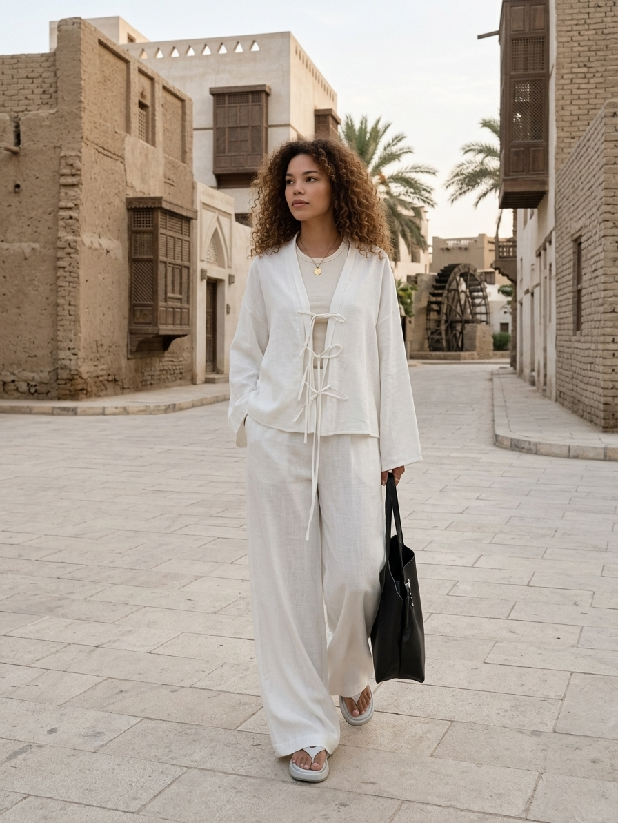 White Linen Pants