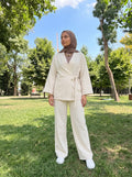 Pinstripe Wrap Set