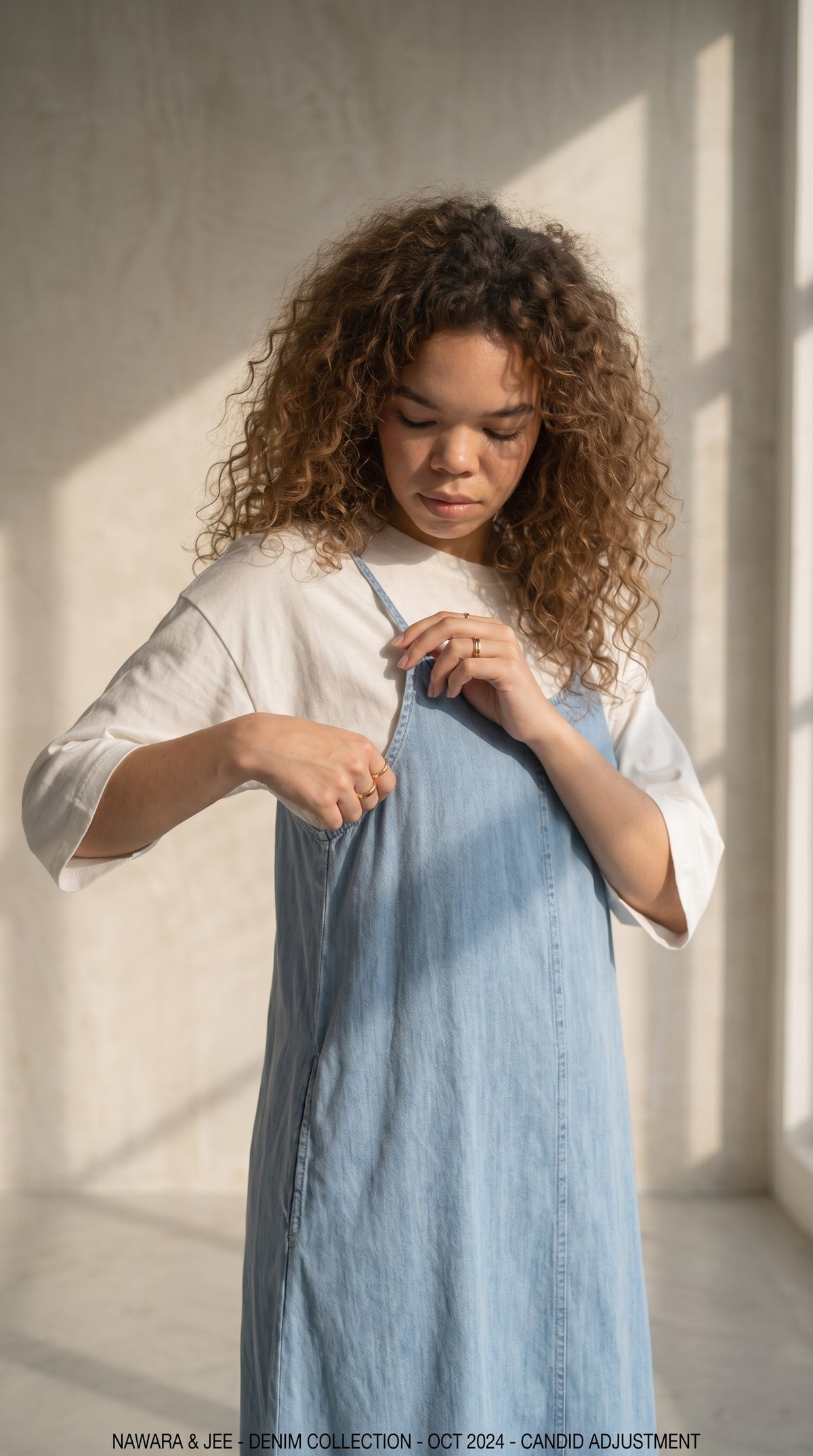 Al Qahera Modest Denim Dress