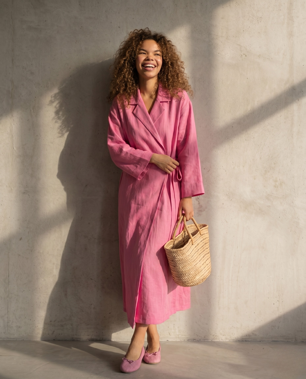 Warp Maxi Loose Dress
