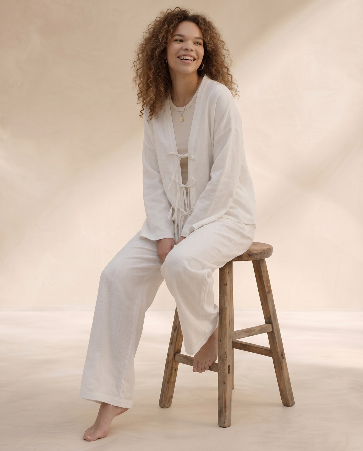 White Linen Pants