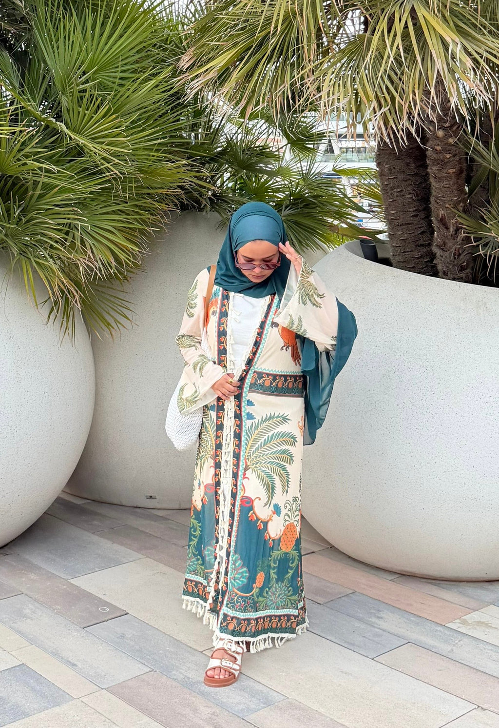 Tropical Palm Cover up