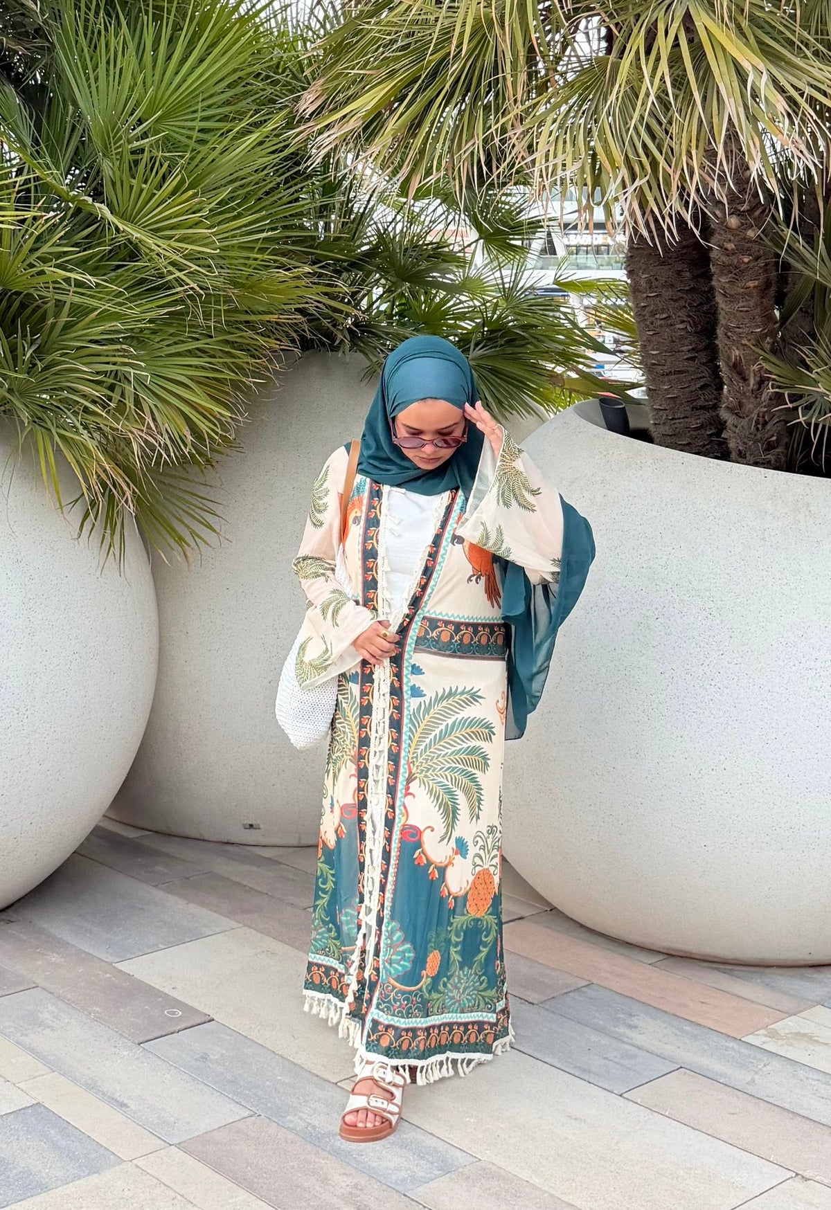 Tropical Palm Cover up